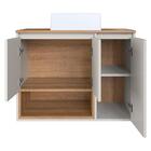 Conjunto Gabinete Suspenso 80 Cm Com Cuba Bl9220 Faem