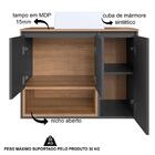 Conjunto Gabinete Suspenso 80 Cm Com Cuba Bl9220 Faem