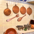 Conjunto Garfo E Colher Decorativos Em Madeira Maciça Para Pa