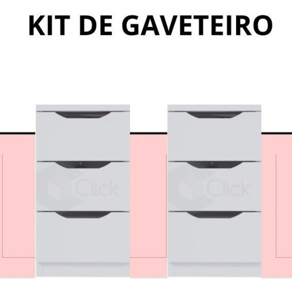 Conjunto Gaveteiro Separador De Brinquedos Multiuso