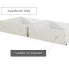 Conjunto Gavetões Para Beliche Exclusive Branco Laca - Casate