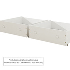 Conjunto Gavetões Para Beliche Exclusive Branco Laca - Casate