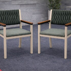 Conjunto Gourmet Náutica 8 Cadeiras Elegance Solare-verde Of