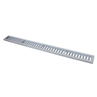 Conjunto Grelha 20x100cm Alumínio Branco GDA