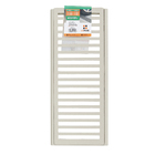 Conjunto Grelha e Porta Grelha para Veículos leves com Média Vazão de Alumínio 20x50cm Bege LG Mais