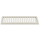 Conjunto Grelha e Porta Grelha para Veículos leves com Média Vazão de Alumínio 20x50cm Bege LG Mais