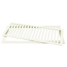 Conjunto Grelha e Porta Grelha Alumínio Areia 20x50cm Lg Mais