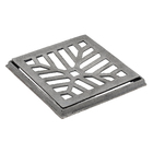 Conjunto Grelha Côncavo Ferro Fundido 20x20cm Abrazilian