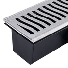 Conjunto Grelha Alumínio/Caixa Coletora Polido 48cmx14cm Costa Navarro