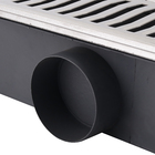 Conjunto Grelha Aluminio/Caixa Coletora Polido 96cmx14cm Costa Navarro