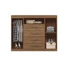 Conjunto Guarda Roupa 11 Portas E Cômoda Vancouver Jatobá