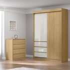 Conjunto Guarda-roupa 3 Portas E 3 Gavetas Bagdá Com Cômoda 4