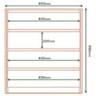 Conjunto Guarda-roupa 3 Portas E 3 Gavetas Bagdá Com Cômoda 4