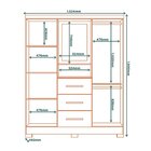 Conjunto Guarda-roupa 4 Portas E 3 Gavetas Capella Com Espelh