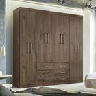Conjunto Guarda Roupa 8 Portas E Cabeceira Casal Colorado Éba
