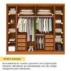 Conjunto Guarda Roupa Casal Com Puxador Mdf Portugal Com Espe