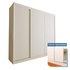 Conjunto Guarda Roupa Casal Premium 205,9cm 3 Portas  E Cômod