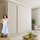 Conjunto Guarda Roupa Casal Premium 205,9cm 3 Portas  E Cômod