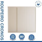 Conjunto Guarda Roupa Casal Premium 205,9cm 3 Portas  E Cômod