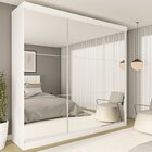 Conjunto Guarda Roupa Casal Premium 205,9cm 3 Portas E Cômoda