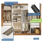 Conjunto Guarda Roupa Casal Premium 279,3cm Com Espelho 4 Por