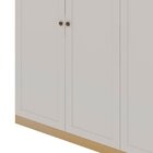 Conjunto Guarda-roupa Com Cômoda Savana/branco