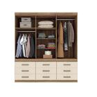 Conjunto Guarda Roupa Com Espelho E Cômoda Casal Ankara Casta