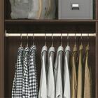 Conjunto Guarda Roupa Com Espelho E Cômoda Chef Ébano