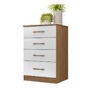 Conjunto Guarda Roupa Com Espelho E Cômoda Gokyo Naturale Bra