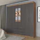 Conjunto Guarda Roupa Com Espelho E Cômoda Sapateira Colorado