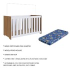 Conjunto Guarda Roupa E Berço Com Colchão Certificado Inmetro