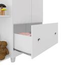 Conjunto Guarda-roupa E Berço Maia Branco