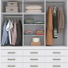 Conjunto Guarda Roupa E Cabeceira Casal Ankara Branco