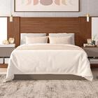 Conjunto Guarda Roupa E Cabeceira Namibe Fendi Havana