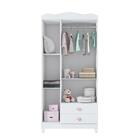 Conjunto Guarda-roupa E Cama Cancún Branco