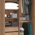 Conjunto Guarda Roupa E Cama Com Gavetas Aurora Atacama