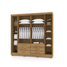 Conjunto Guarda Roupa E Cômoda Brighton Nature