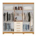 Conjunto Guarda Roupa E Cômoda Dan Carvalho Grife Off White