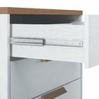 Conjunto Guarda Roupa E Cômoda Doha Branco Jatobá