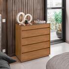 Conjunto Guarda Roupa E Cômoda Hayabusa Cedro