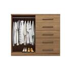 Conjunto Guarda Roupa E Cômoda Mari Jatobá