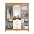 Conjunto Guarda Roupa E Cômoda Miller Off White