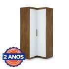 Conjunto Guarda Roupa Modulado Canto Casal 2 Portas E Cabecei