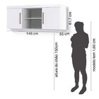 Conjunto Guarda Roupa Modulado Canto E Cabeceira Casal 5 Peça