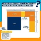 Conjunto Guarda Roupa Modulado Canto E Cabeceira Casal 5 Peça