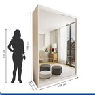 Conjunto Guarda Roupa Solteiro Premium 138cm 2 Portas E Cômod