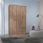 Conjunto Guarda Roupas 4 Portas E Cama Com Gavetas Maia Ataca