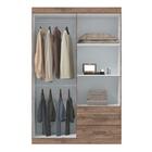 Conjunto Guarda Roupas 4 Portas E Cama Com Gavetas Maia Ataca