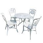 Conjunto Havana Mesa 4 Cadeiras Sem Braços - Branco