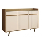 Conjunto Home Atlanta Com Luz De Led E Buffet Quartzo Off Whi